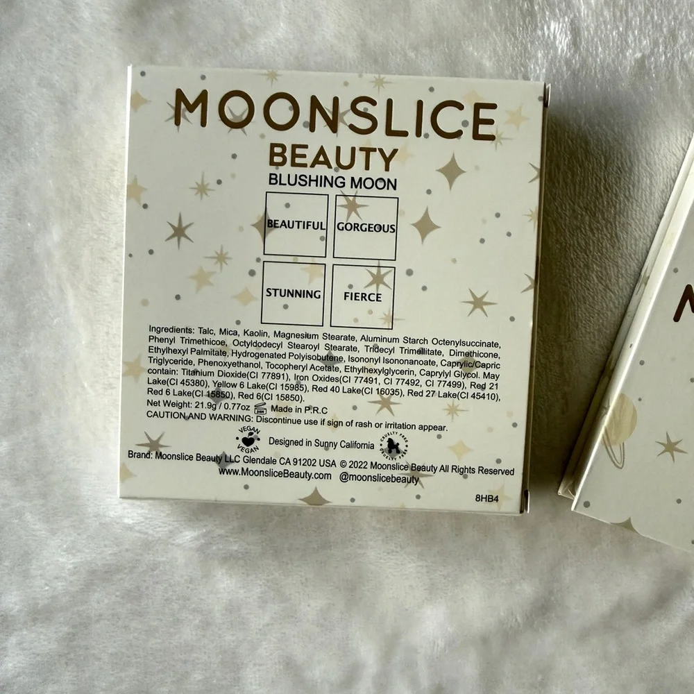 Moonslice Beauty Blushing Moon Blush Palette Vegan Cruelty-Free Shades